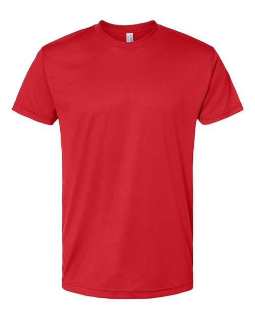 Unisex USA-Made Performance T-Shirt - Red Front