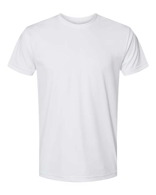 Unisex USA-Made Performance T-Shirt - White Front
