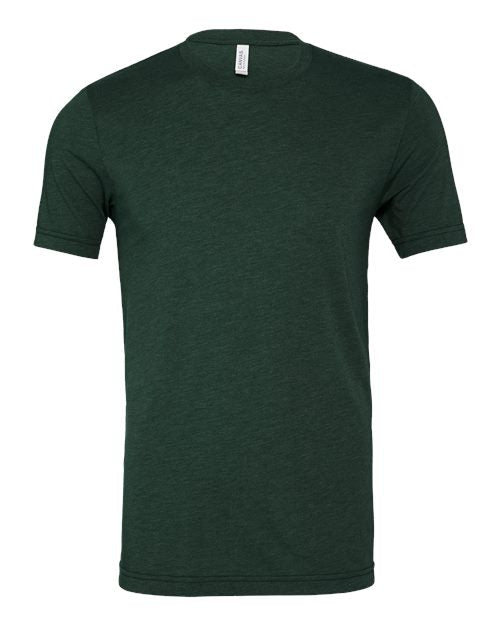 BELLA + CANVAS Triblend Tee - Solid Forest Triblend Front