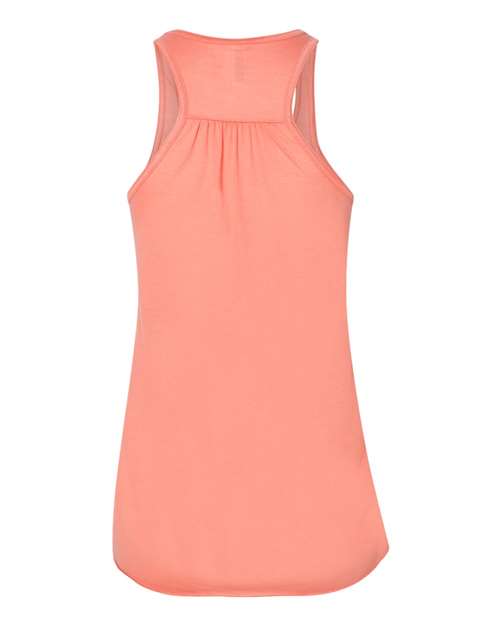 Women's Flowy Racerback Tank - Sunset Back