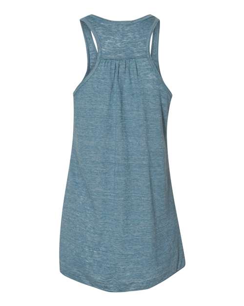 Women's Flowy Racerback Tank - Denim Slub Back