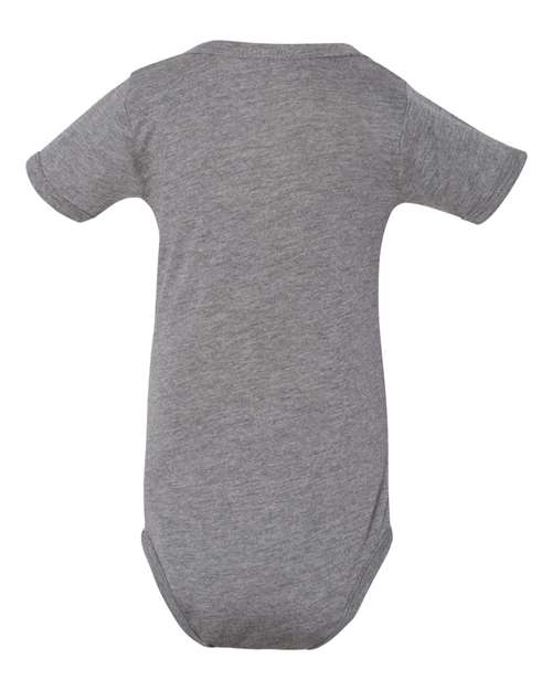 Infant Triblend One Piece - Grey Triblend Back
