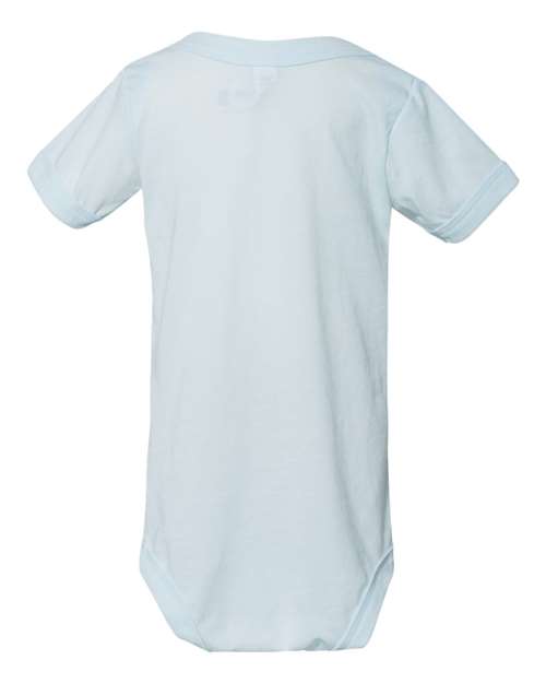 Infant Triblend One Piece - Ice Blue Triblend Back