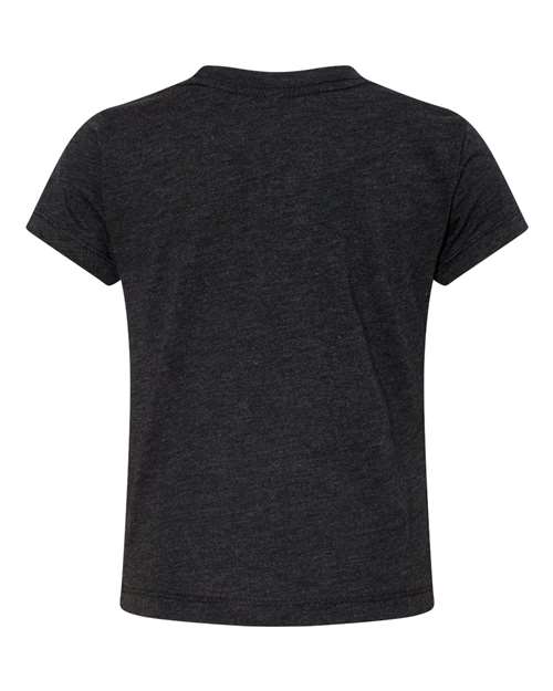 Toddler Triblend Tee - Charcoal Black Triblend Back