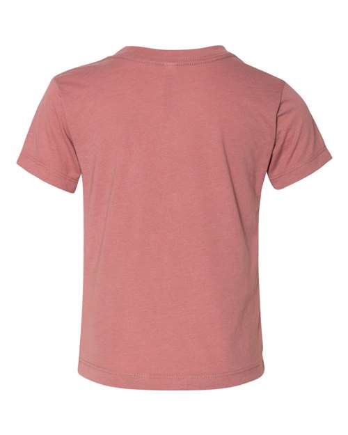 Toddler Triblend Tee - Mauve Triblend Back