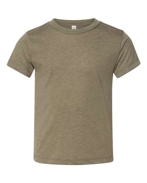 Toddler Triblend Tee - Olive Triblend Front