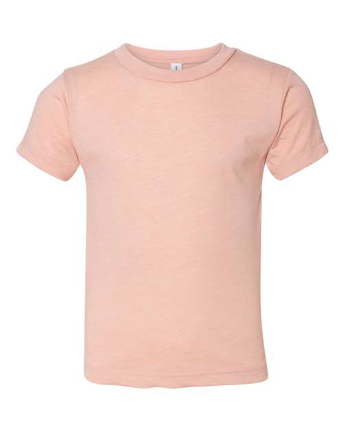 Toddler Triblend Tee - Peach Triblend Front
