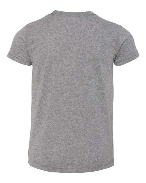Youth Triblend Tee - Grey Triblend Back