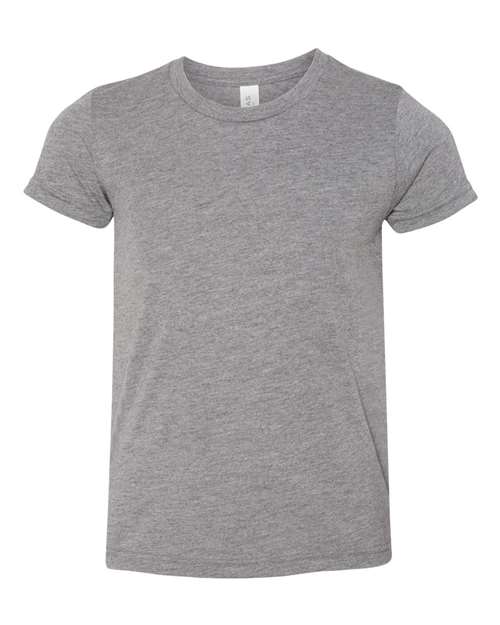 Youth Triblend Tee - Grey Triblend Front