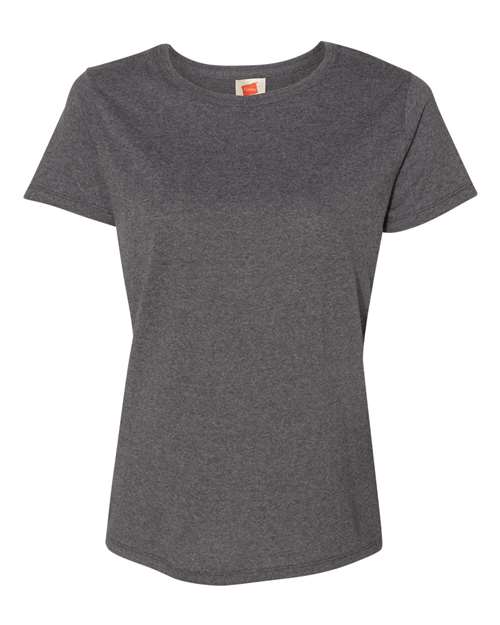 Women's Essential-T T-Shirt - Charcoal Heather Front