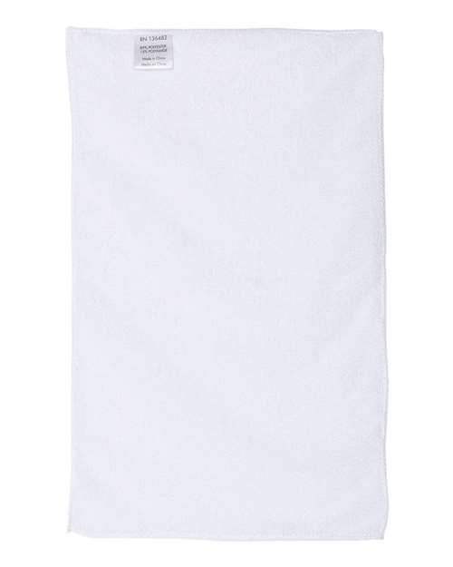 Value Microfiber Rally Towel - White Back