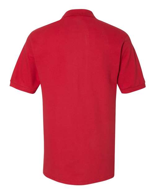 Men's 100% Ring-Spun Cotton Piqué Polo - True Red Back