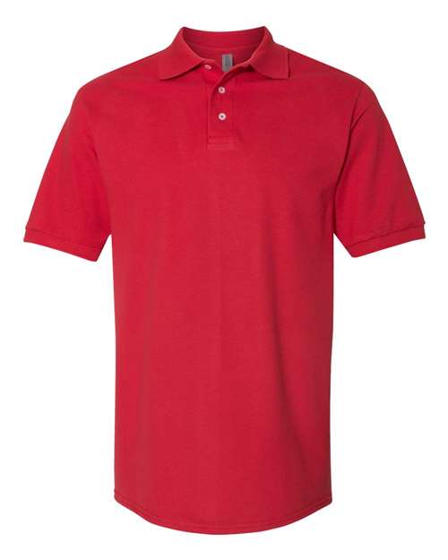 Men's 100% Ring-Spun Cotton Piqué Polo - True Red Front