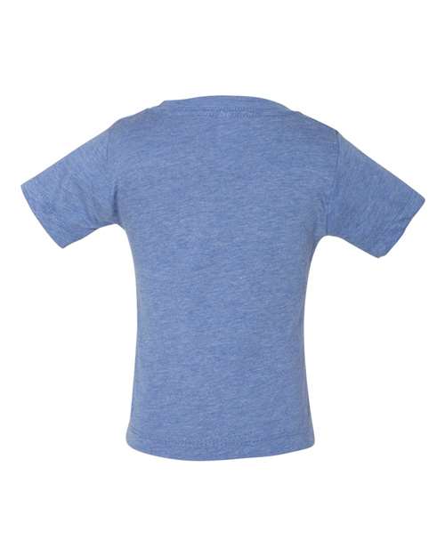 Infant Triblend Tee - Blue Triblend Back