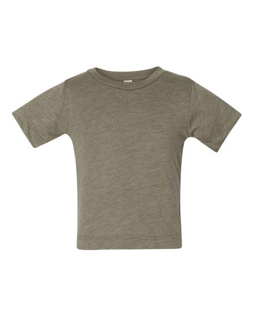 Infant Triblend Tee - Olive Triblend Front