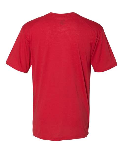 Men's Triblend Performance T-Shirt - Red Back