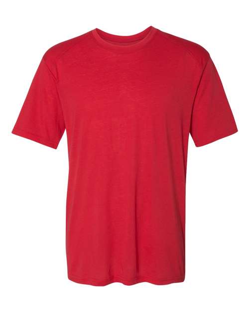 Men's Triblend Performance T-Shirt - Red Front