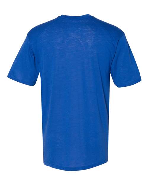 Men's Triblend Performance T-Shirt - Royal Back