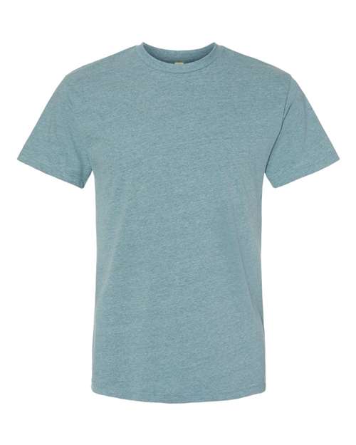 Unisex Eco Heavyweight T-Shirt - Heather Pacific Front