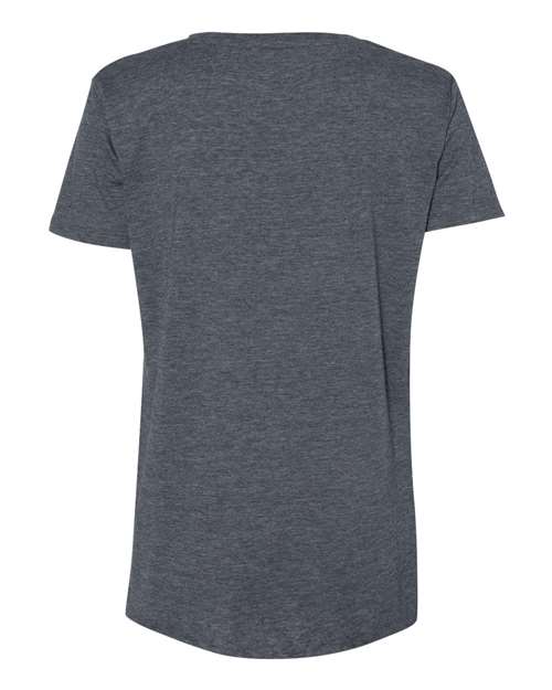 Women's Festival Scoop Neck T-Shirt - Antique Denim Back