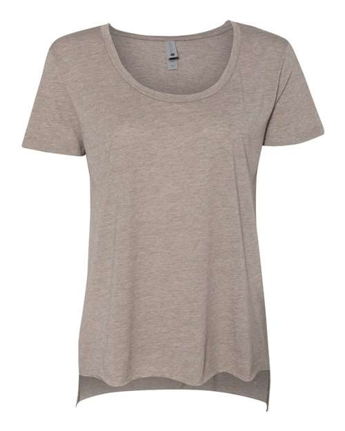 Women's Festival Scoop Neck T-Shirt - Ash Front