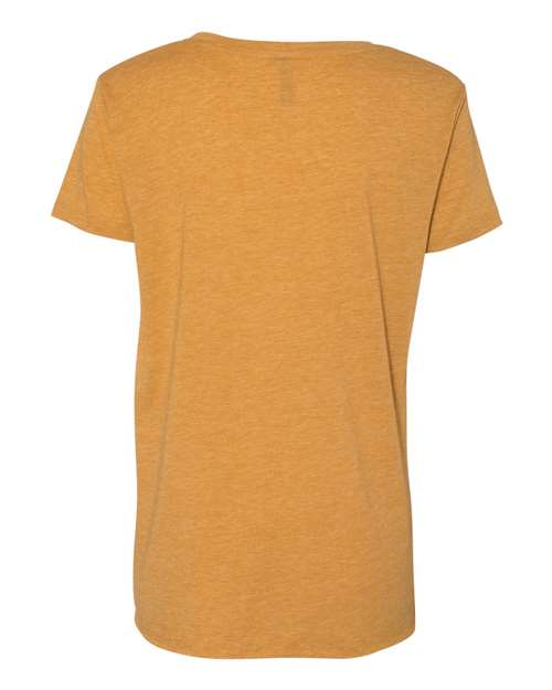 Women's Festival Scoop Neck T-Shirt - Antique Gold Back