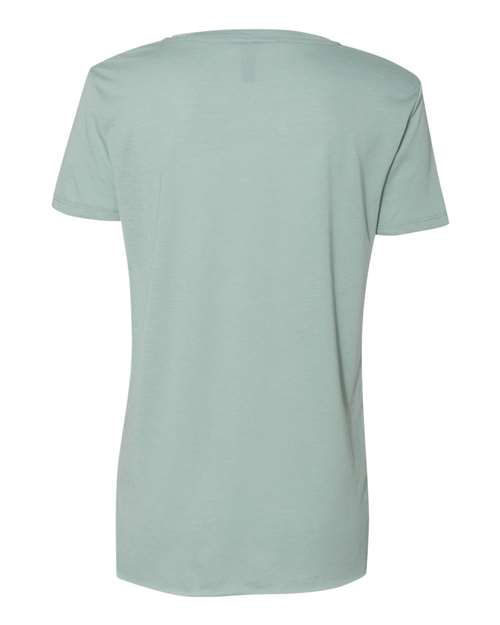 Women's Festival Scoop Neck T-Shirt - Stonewash Green Back