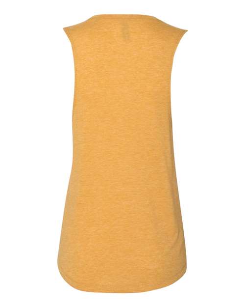Women’s Festival Muscle Tank - Antique Gold Back