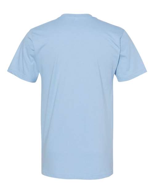Unisex Fine Jersey Tee - Baby Blue Back