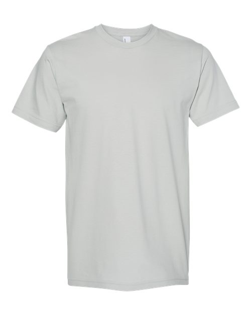 Unisex Fine Jersey Tee - New Silver Front
