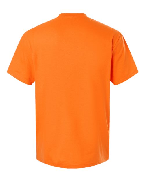 Unisex Fine Jersey Tee - Orange Back