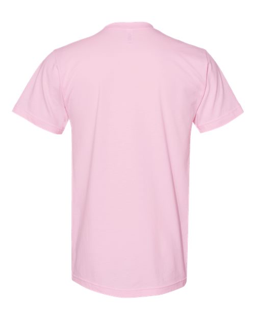 Unisex Fine Jersey Tee - Pink Back