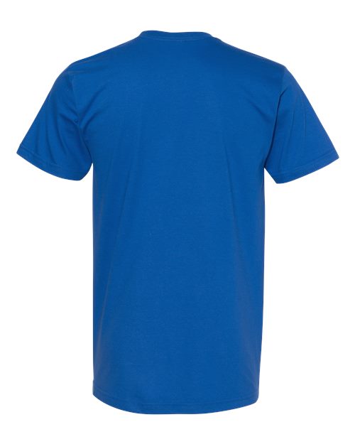 Unisex Fine Jersey Tee - Royal Blue Back