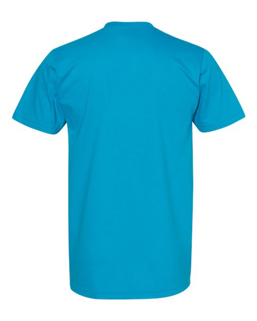 Unisex Fine Jersey Tee - Teal Back