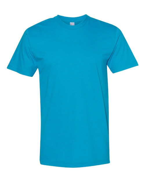 Unisex Fine Jersey Tee - Teal Front
