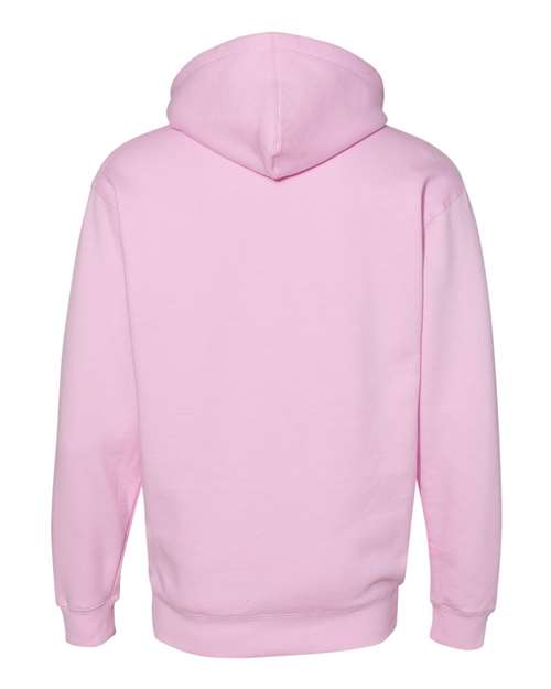 Unisex Heavyweight Hooded Sweatshirt - Light Pink Back