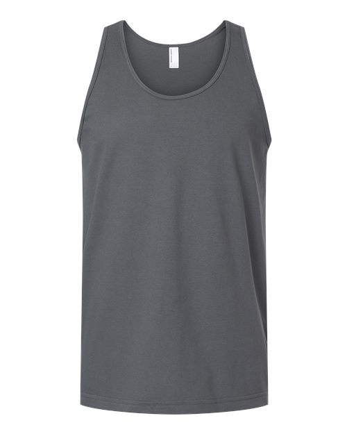 Unisex Fine Jersey Tank - Asphalt Front
