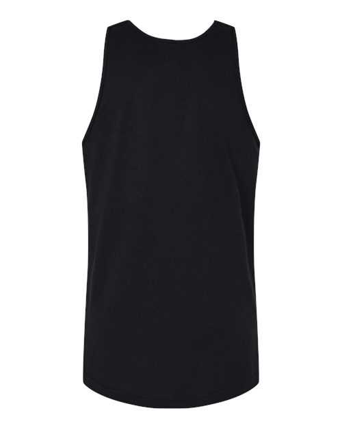 Unisex Fine Jersey Tank - Black Back
