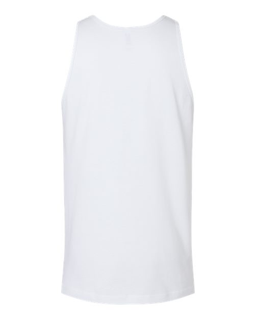Unisex Fine Jersey Tank - White Back
