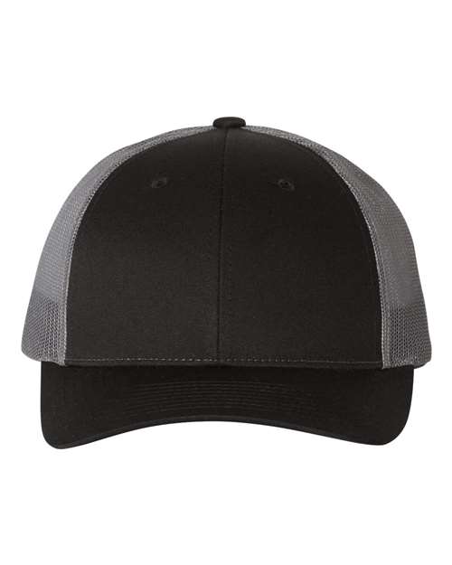 Low Pro Trucker Cap - Black/ Charcoal Front