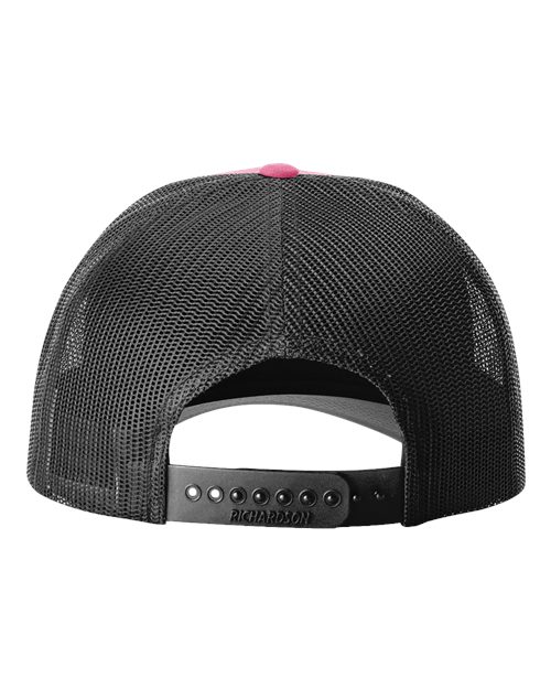 Low Pro Trucker Cap - Hot Pink/ Black Back