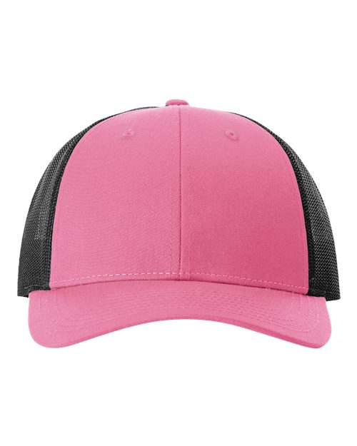 Low Pro Trucker Cap - Hot Pink/ Black Front