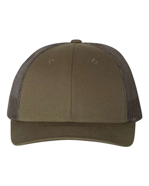 Low Pro Trucker Cap - Chocolate Chip/ Grey Brown Front