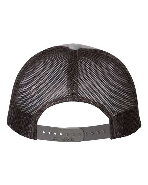 Low Pro Trucker Cap - Heather Grey/ Dark Charcoal Back
