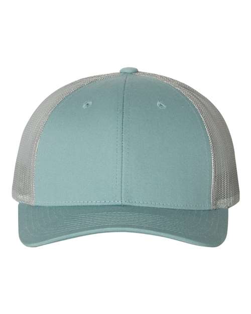 Low Pro Trucker Cap - Smoke Blue/ Aluminum Front