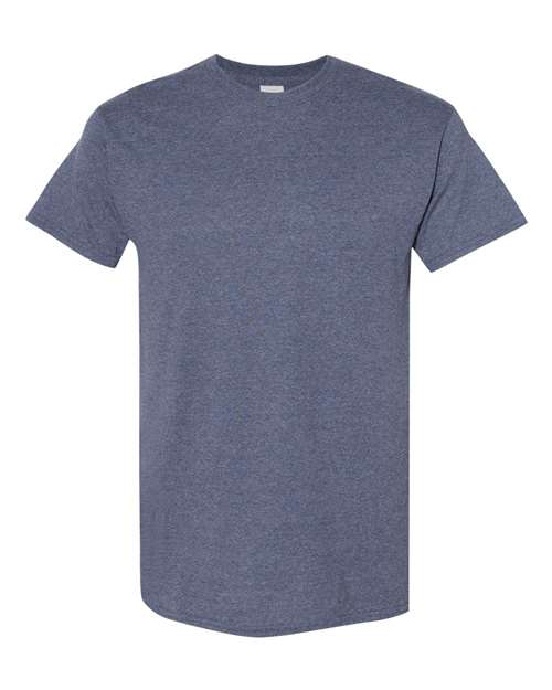 Gildan Unisex Heavy Cotton™ T-Shirt - Heather Navy Front