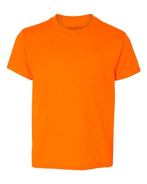 Gildan Youth DryBlend® T-Shirt - Safety Orange Front