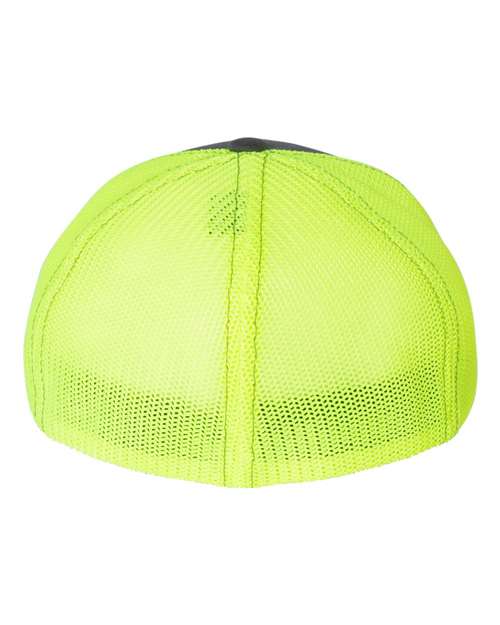 R-Flex Trucker Cap - Charcoal/ Neon Yellow Back