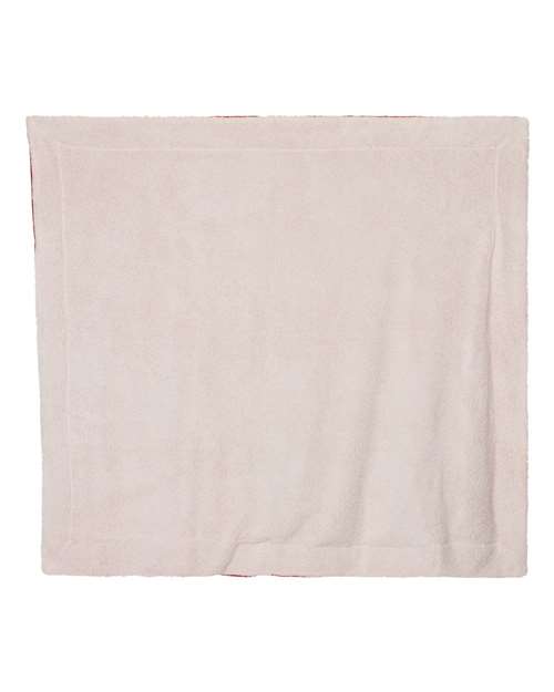Oversized Mink Sherpa Blanket - Red Back