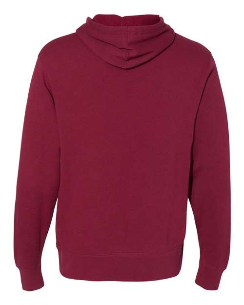 Unisex Lightweight Hooded Sweatshirt - Currant Back